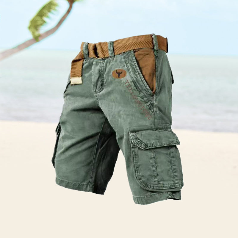 Men's Cargo Shorts — Relaxed Fit Casual Shorts with Multiple Pockets for Everyday Wear & Outdoor Activities | Koossa
