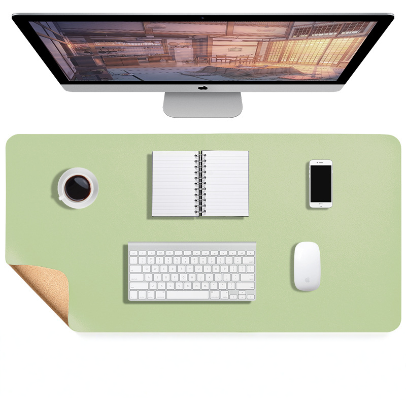 Large Vegan Leather Desk Pad — Water-Resistant Anti-Slip Mouse & Laptop Mat for Office, Home Workspace & Gaming Setup | Lonoma