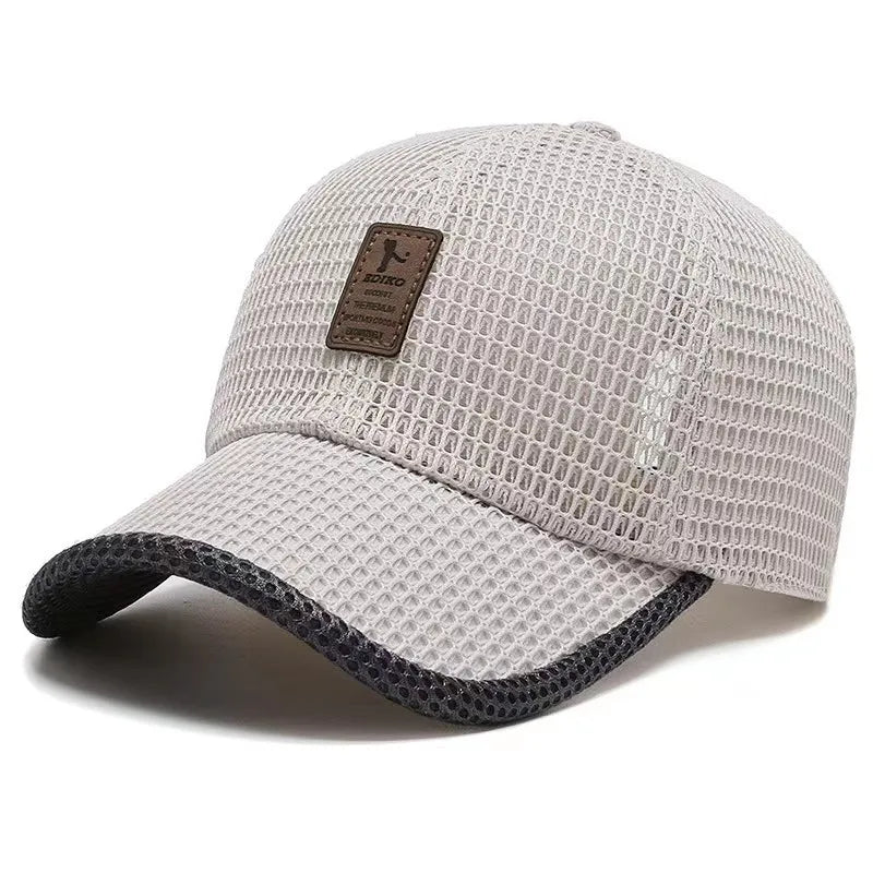 Lightweight Breathable Mesh Baseball Cap — Adjustable Snapback Summer Hat for Outdoor Activities | Koossa
