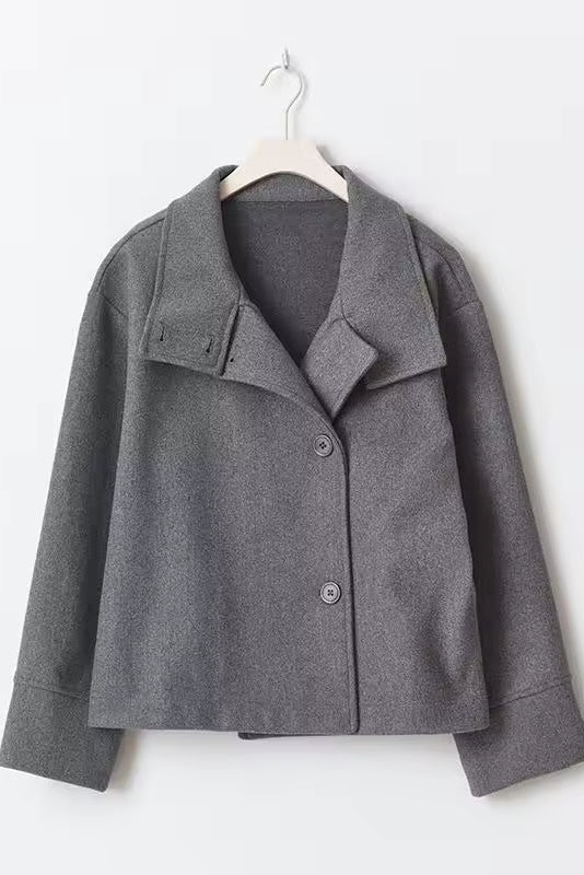 Women's Relaxed Double-Breasted Winter Coat — Elegant Oversized Outerwear for Cold Weather & Everyday Layering | Koossa