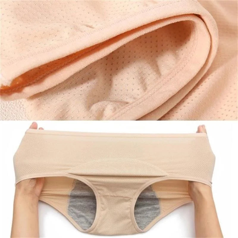 High-Waisted Leak-Proof Period Underwear for Women, Absorbent Washable Reusable Briefs for Heavy Flow, Postpartum & Light Bladder Leaks | Lonoma