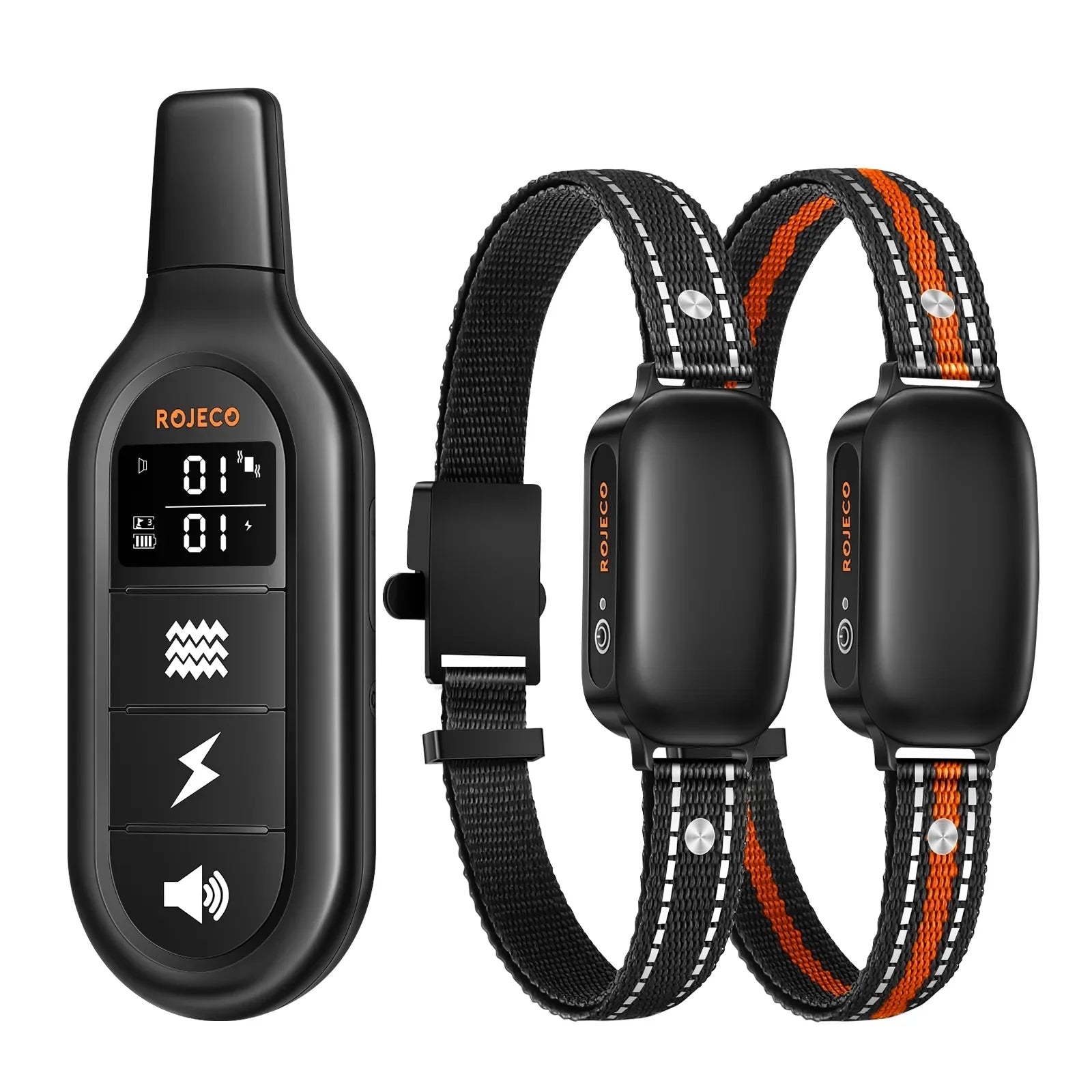 Dog Training Collar 1000m Long Range Remote Rechargeable Waterproof Sound Vibration Static Small Medium Large E-Collar Recall | Koossa