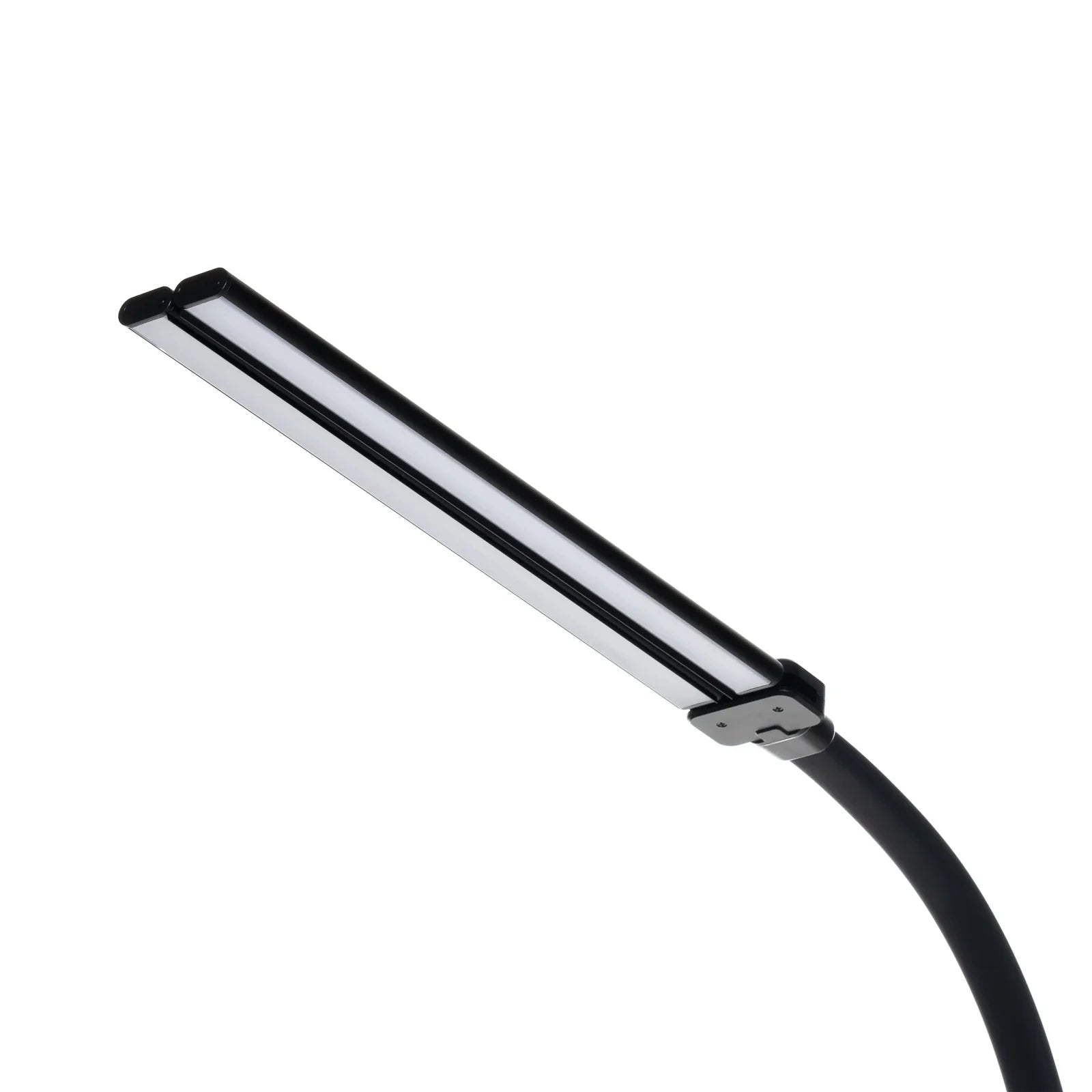 Lampe de bureau LED à pince articulée avec variateur tactile 3 températures de lumière réglables pour travail | Koossa