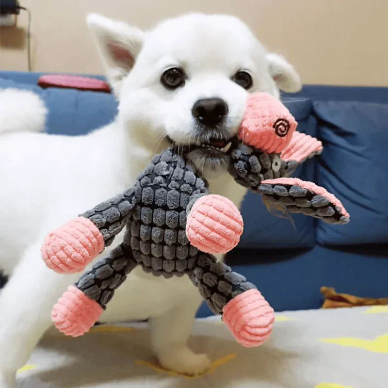 Interactive Plush Animal Toy for Dogs — Durable Bite-Resistant Pet Toy for Play & Fetch | Koossa