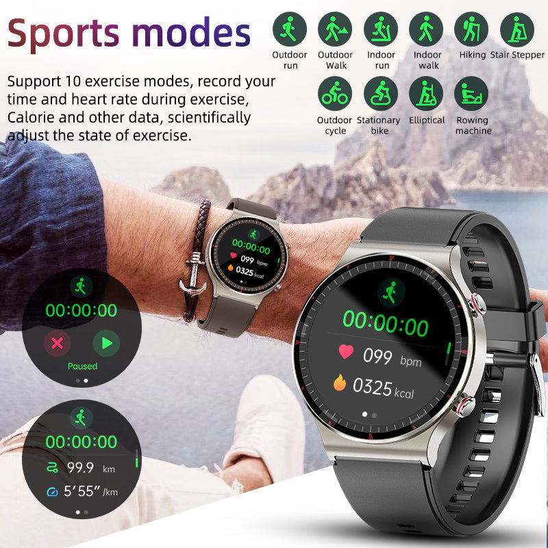 Women's Health Smartwatch with ECG & SpO2 Monitoring — Heart Rate Tracker for Active Wellness & Fitness | Koossa