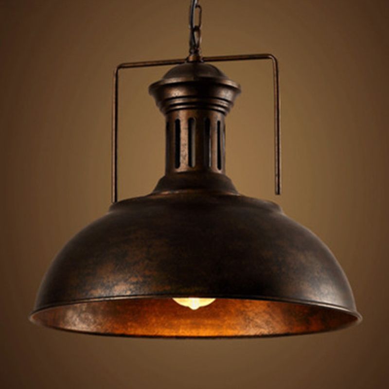 Hanging Metal Pendant Light Fixture Industrial Vintage Style Adjustable Ceiling Lamp for Kitchen Island Dining Room Bedroom Restaurant | Lonoma