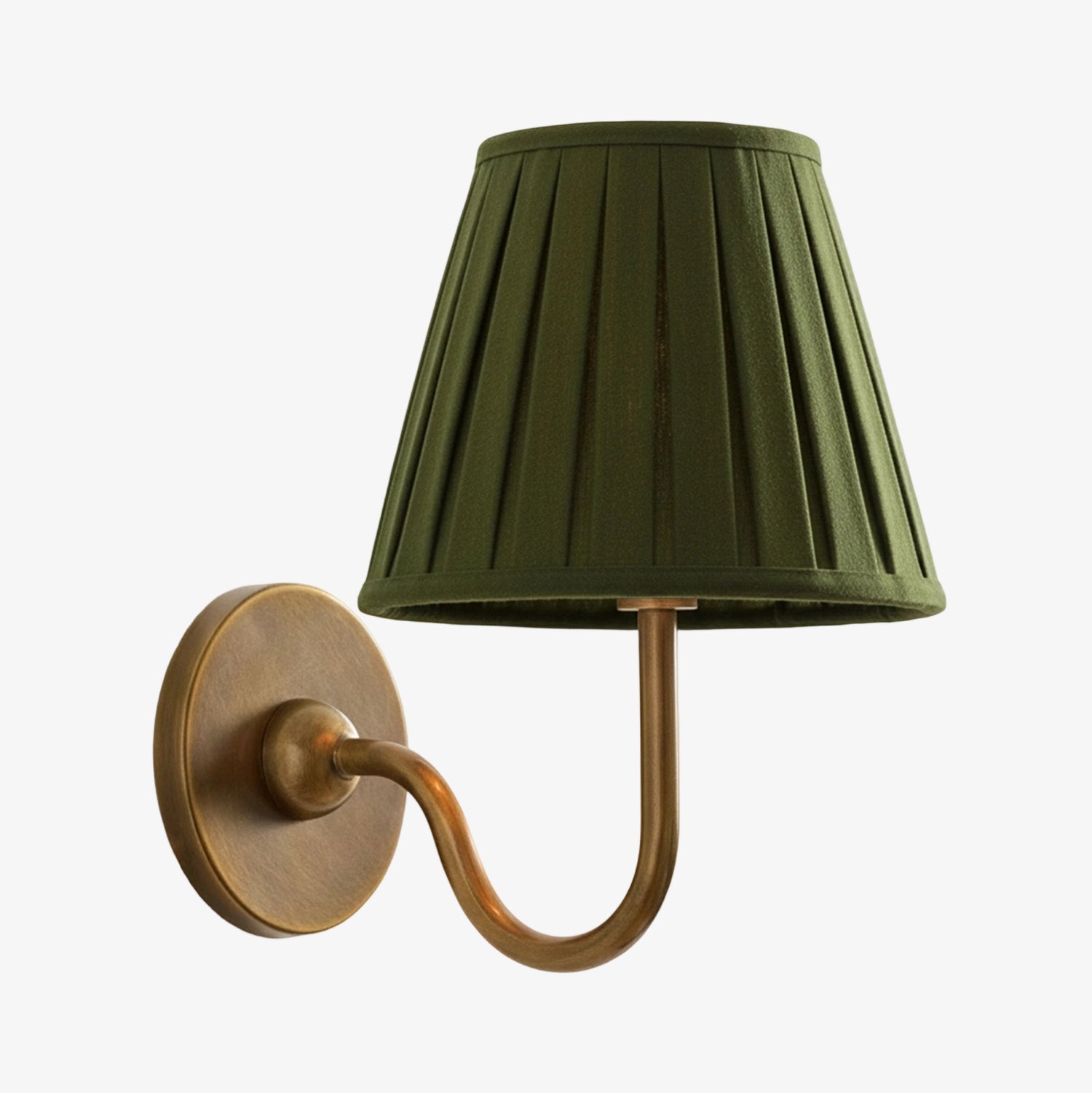 Applique murale élégante à abat-jour plissé en tissu – Éclairage classique et raffiné pour chambre et salon | Koossa