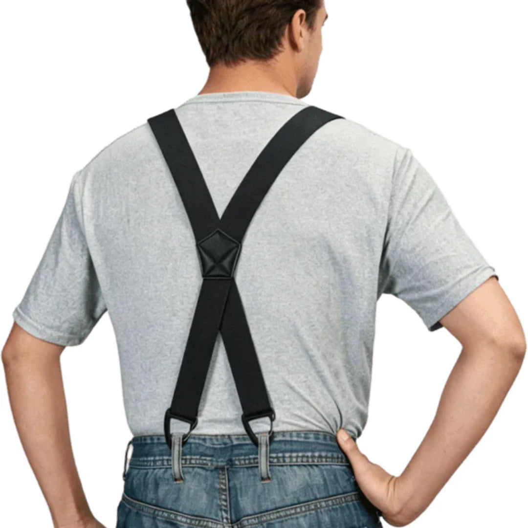 Adjustable Suspenders for Men with Metal Clips – Elastic Y-Back & X-Back Styles for Everyday Wear | Lonoma