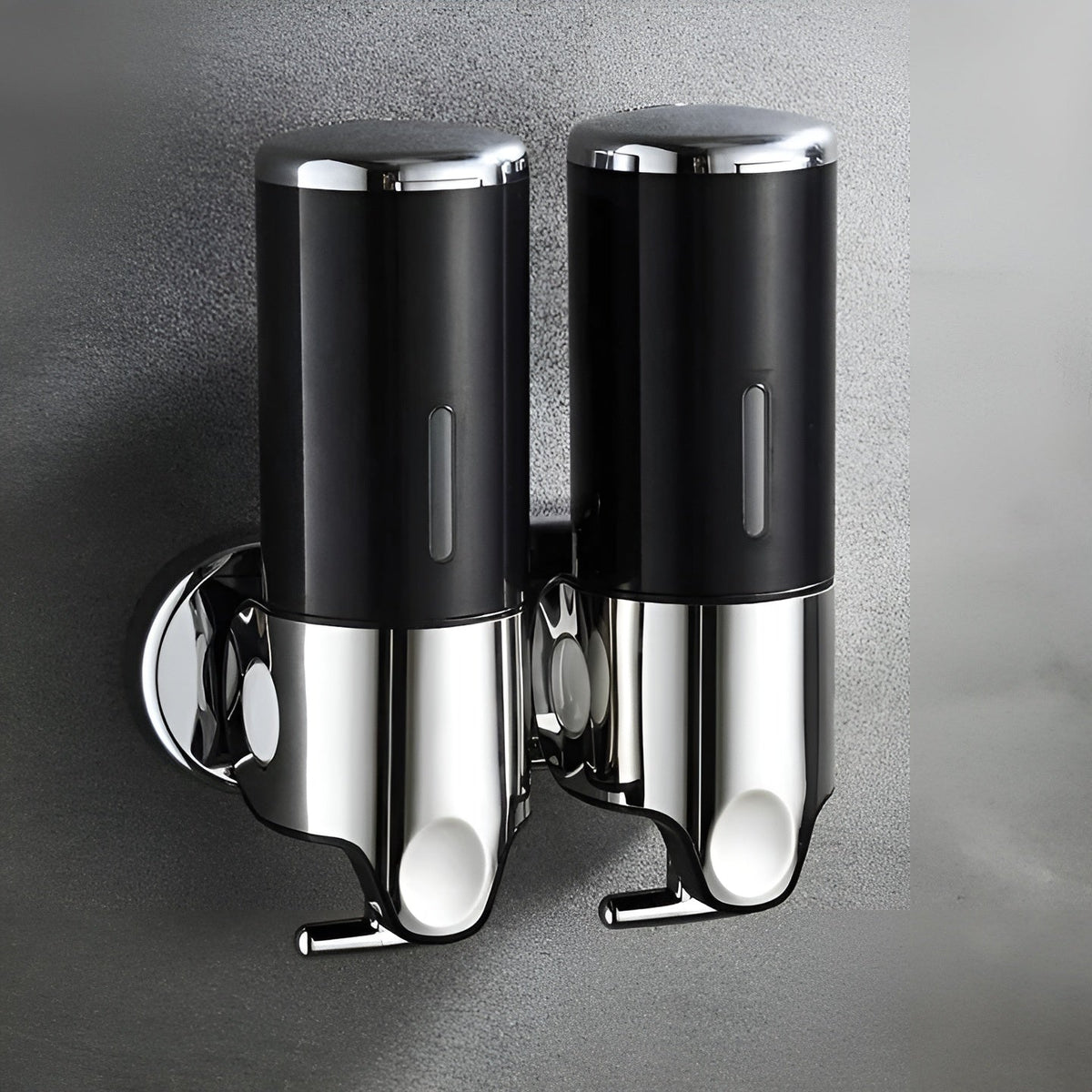 Wall Mount Soap Dispenser 17 fl oz Stainless Steel Chrome Finish for Bathroom Kitchen Shower Single Double Triple Pump | Lonoma