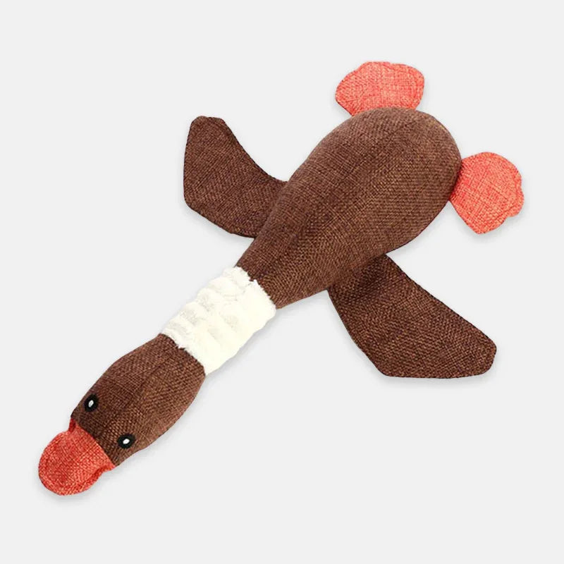 Dog Chew Toy Durable Rubber Goose Dental Care Non-Toxic Puppy Teething Strong Jaw Long-Lasting | Koossa