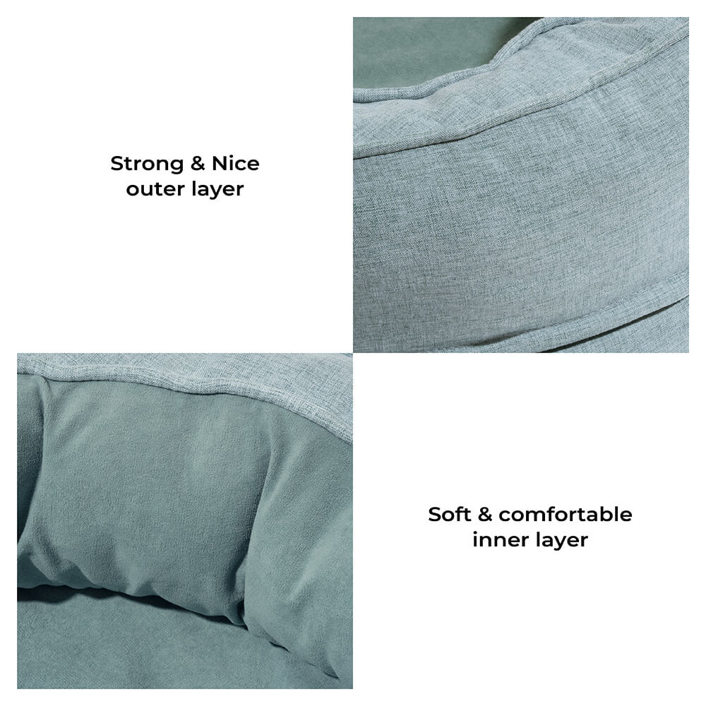 Dog Bed Donut Oval Orthopaedic Foam M L XL 2XL Waterproof Washable Anti-Slip Calming Cuddler Pet Sofa Bed | Koossa