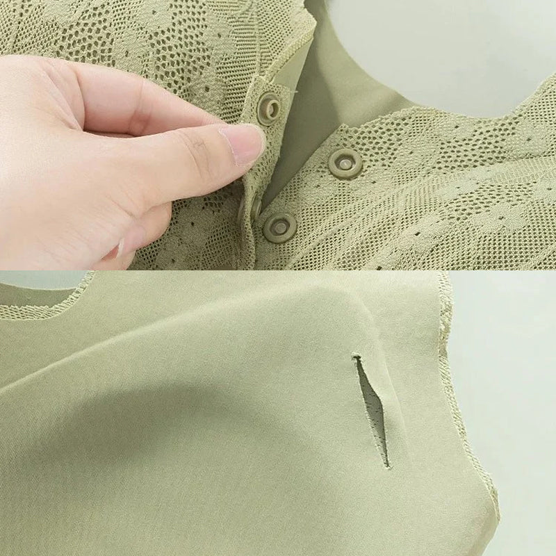 Front-Closure Wireless Bra Soft Support Skin-Friendly Elastic Easy On and Off Everyday Comfort Bra for Women | Lonoma