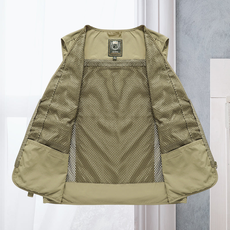 Women's Multi-Pocket Gilet for Outdoor Adventures — Lightweight Summer Waistcoat with Secure Storage | Koossa