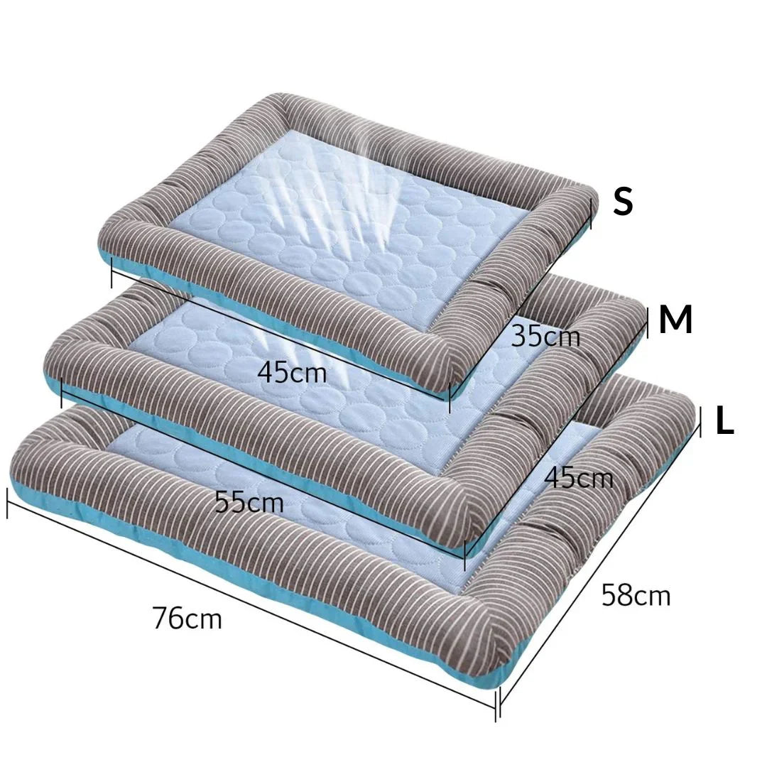 Pet Cooling Mat Self-Cooling Gel Pad Non-Toxic Dog Cat Summer Heat Relief Cushion Indoor Travel | Koossa