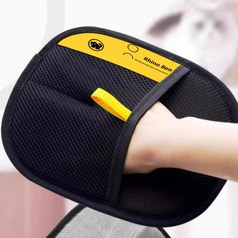 Pet Hair Remover Glove Wearable Lint Brush Cat Dog Fur Clothes Sofa Carpet No Battery Reusable Hair Removal Mitt | Koossa