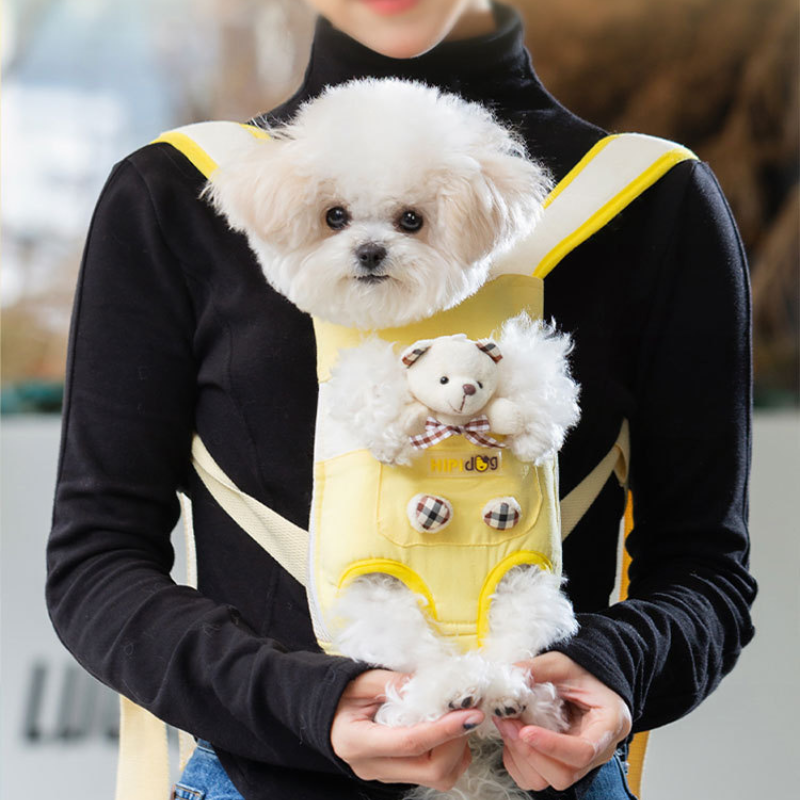 Pet Chest Carrier Backpack Breathable Mesh S–XL 1–7.5kg Hands-Free Front Bag Cat Dog Walking Hiking Travel Sling | Koossa