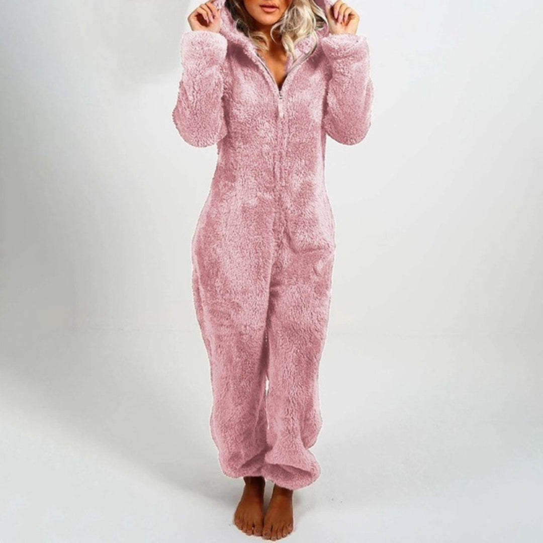 Women's Hooded Lounge Jumpsuit — Cosy All-in-One for Relaxed Evenings & Weekend Comfort | Koossa