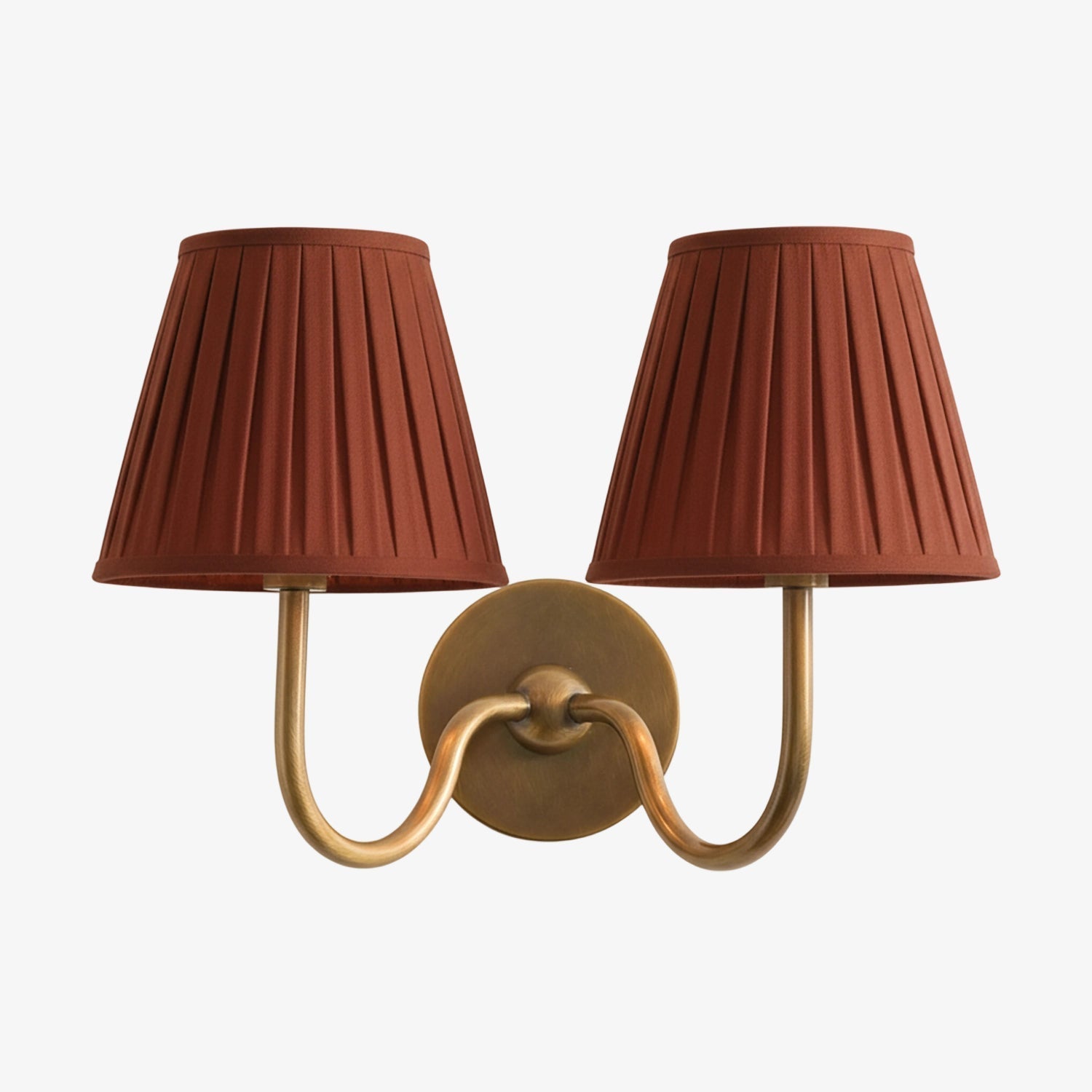 Applique murale élégante à abat-jour plissé en tissu – Éclairage classique et raffiné pour chambre et salon | Koossa