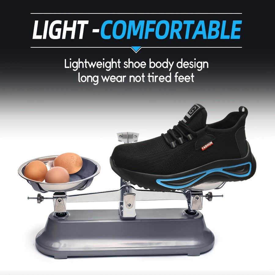 Men's Steel Toe Safety Work Shoes — Lightweight Protective Footwear for Construction & Outdoor Work | Koossa
