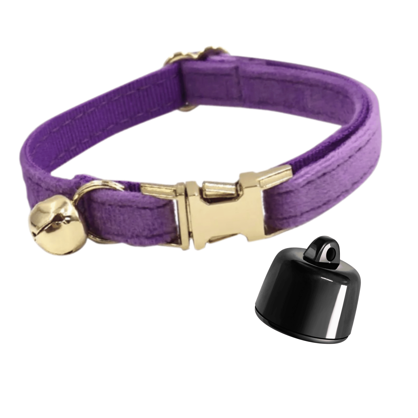 Pet Tracker Mini Bluetooth 2.7g Velvet Collar Bell Geofence iOS Android Cat Dog Bird Small Pets No SIM No Subscription | Koossa