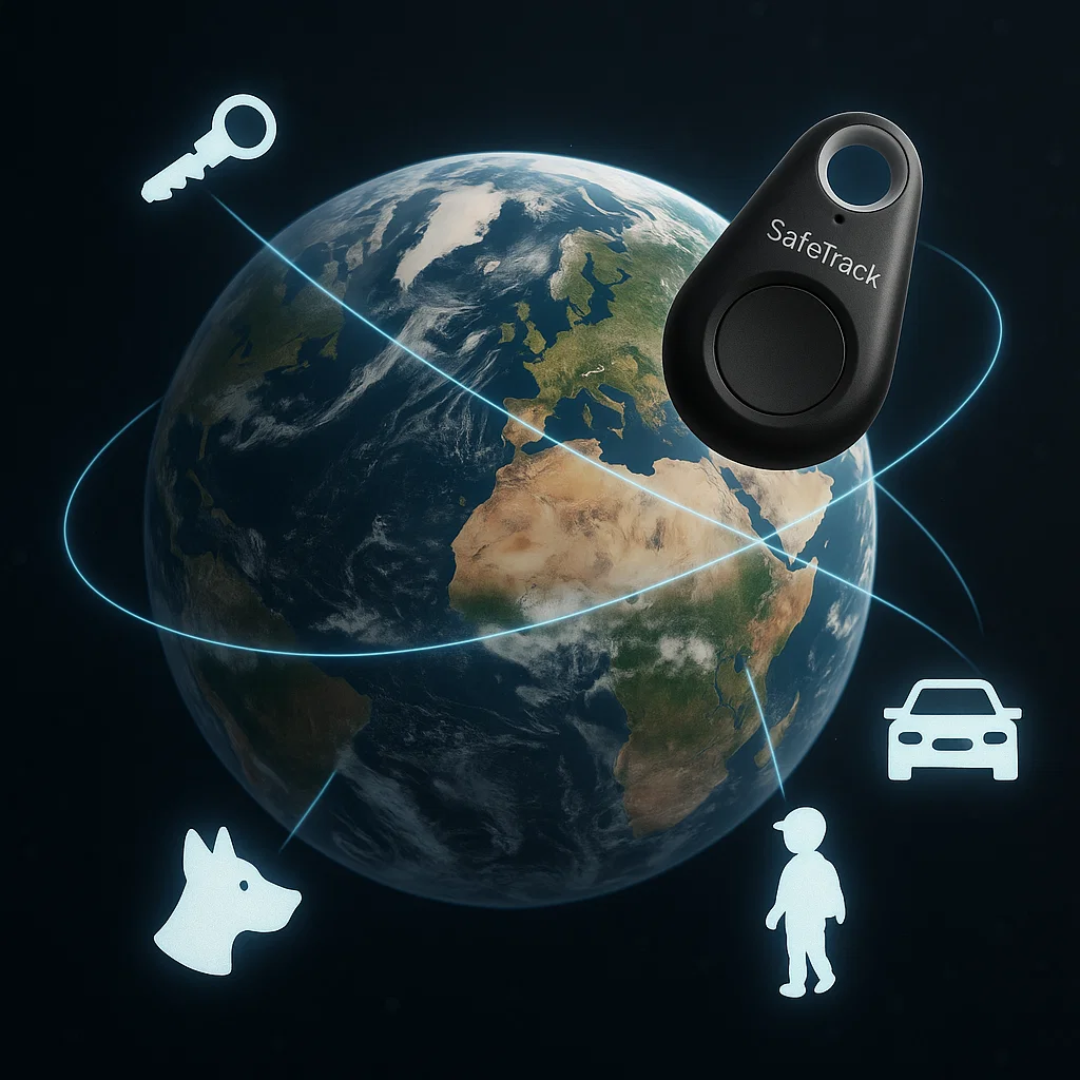 Compact GPS Tracker for Kids, Pets, Luggage & Bikes – Real-Time Location Device with Geofencing Alerts, iOS & Android App | Lonoma