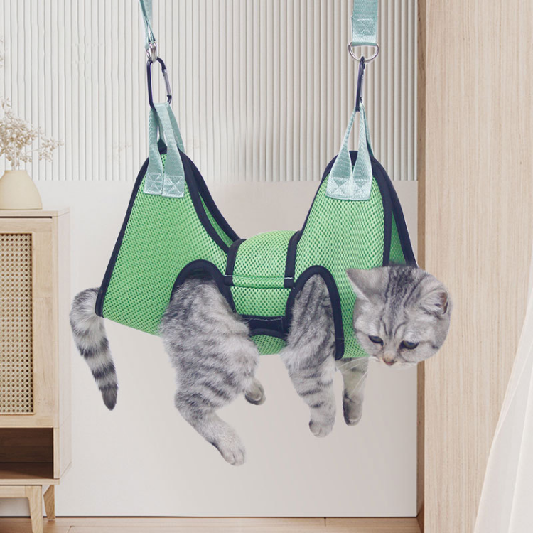 Cat Grooming Hammock Safety Belt S M L 1–22kg Nail Clipping Restraint Hammock Cat Holder Grooming Sling Indoor | Koossa