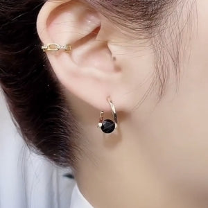 Women's Germanium Stud Earrings — Elegant Everyday Earrings for Wellbeing & Natural Beauty | Koossa
