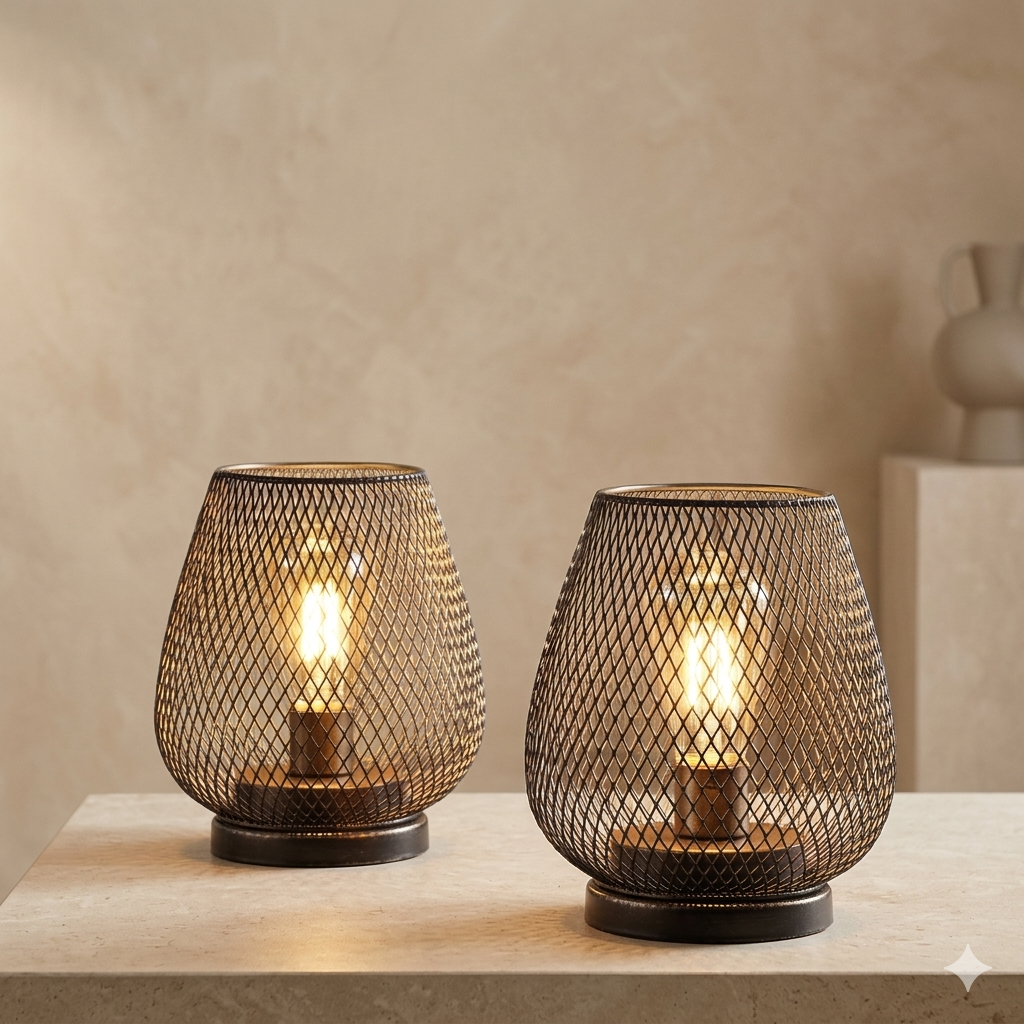 Lampe nomade LED rechargeable métal finition dorée lumière chaleureuse intérieur extérieur terrasse jardin | Koossa