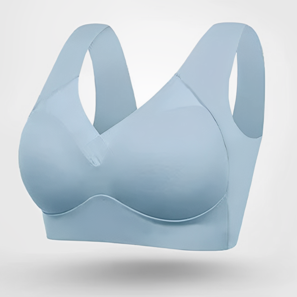 Women's Seamless Comfort Bra in Black, Beige, Navy, Pink & Powder Blue – Everyday Support with Invisible Finish | Koossa