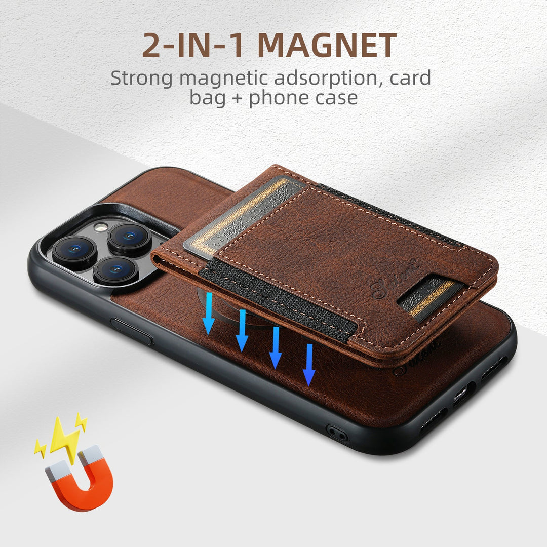MagSafe Compatible Phone Case with Card Holder — Executive Smartphone Cover for iPhone 12–15 | Koossa
