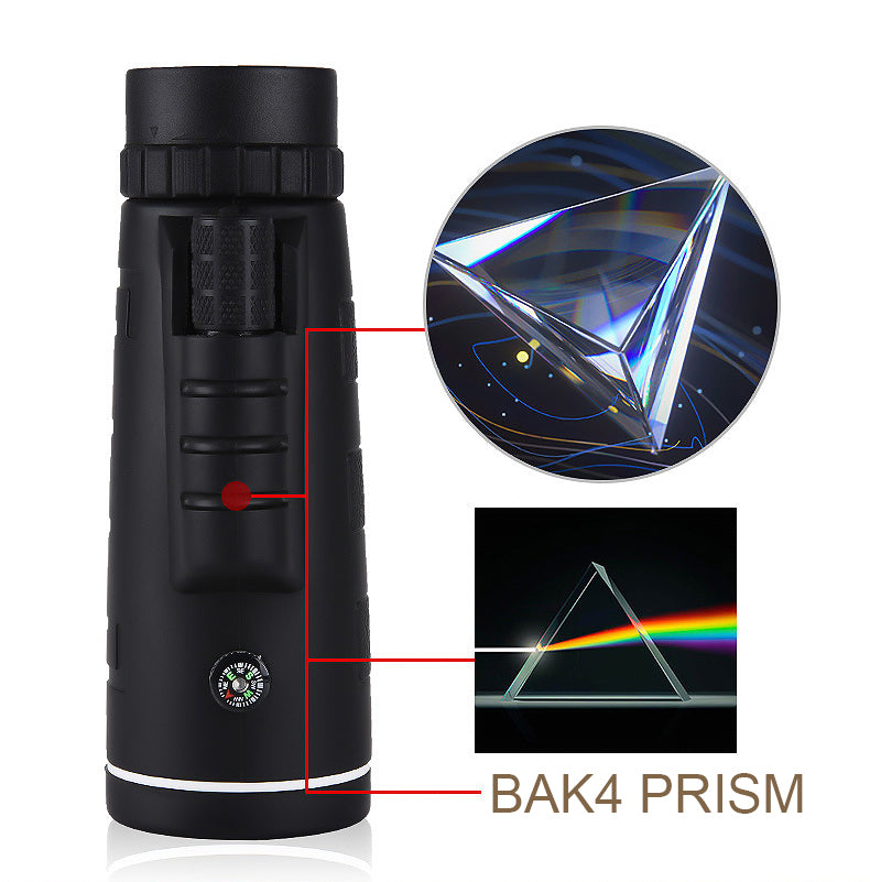 Portable Astronomy Telescope 500x Magnification for Stargazing, Planets, Moon Viewing | Compact Celestial Observer for Beginners & | Lonoma