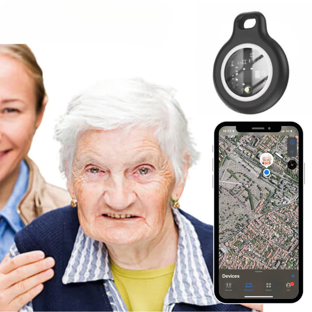 Compact Location Finder for Elderly Adults | Real-Time Positioning Device with 12-Month Battery | No Monthly Fees | Lightweight GPS Locator | Lonoma