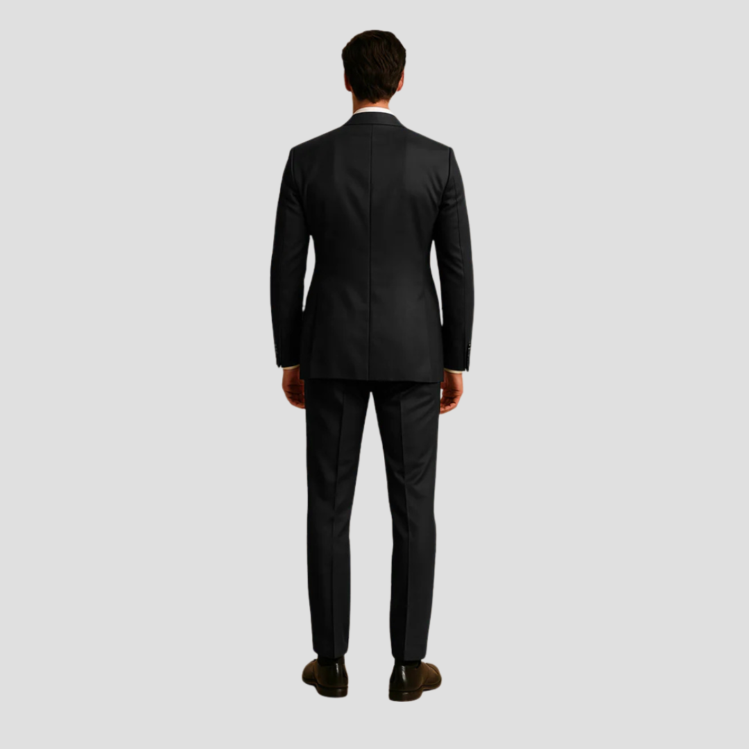 Three-Piece Tailored Suit | Single-Breasted Blazer, Waistcoat & Trousers | Formal & Wedding Attire for Gentlemen | Classic Slim Silhouette in Six Elegant Shades | Koossa