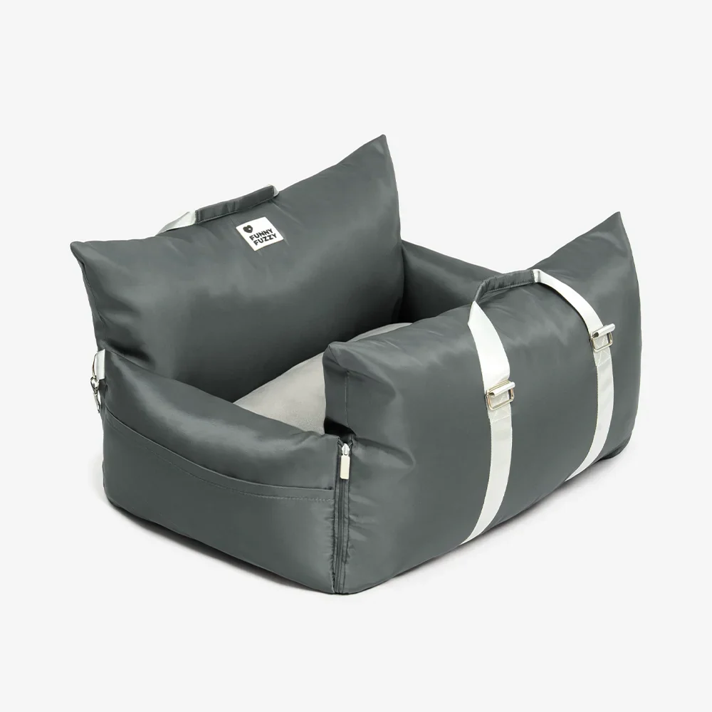Dog Car Seat Bed Oxford Fabric Waterproof Anti-Slip Safety Buckle Small Medium Dogs Travel Home Carrier | Koossa