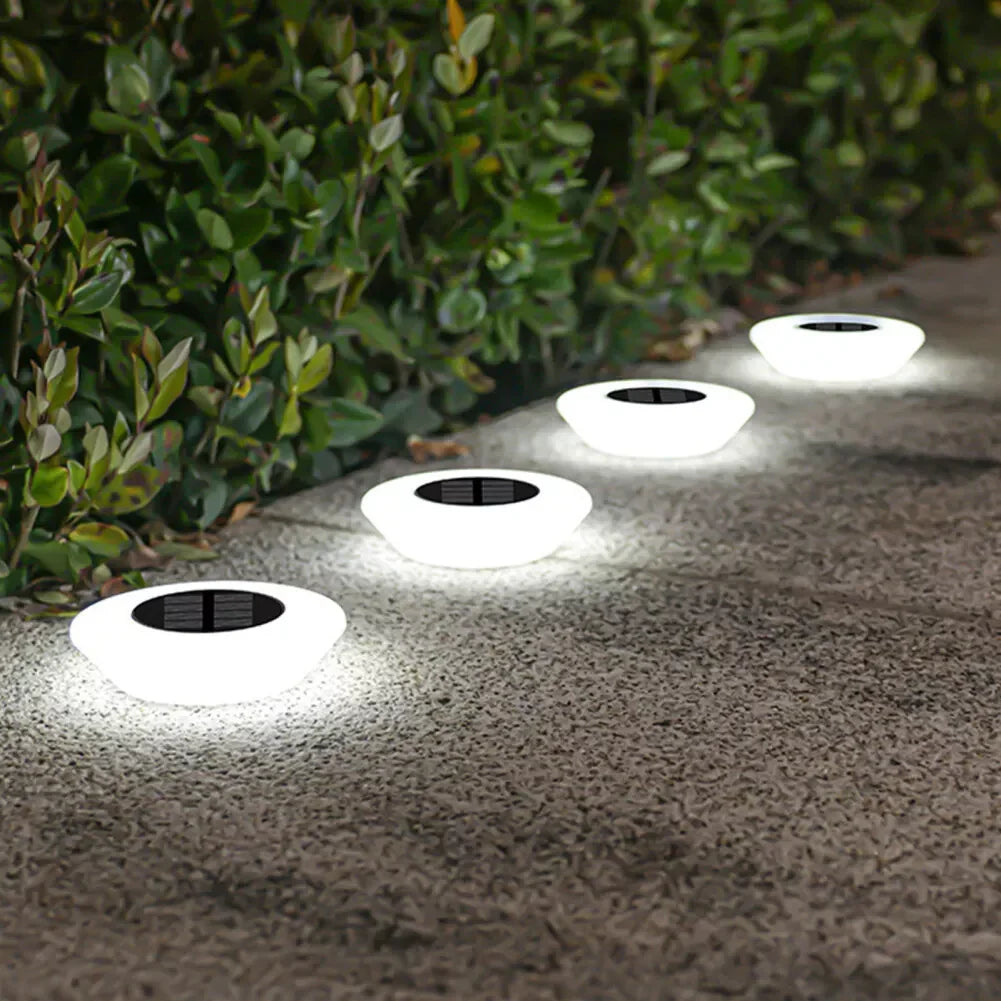 Spot de sol solaire LED à encastrer pour jardin terrasse allée extérieur éclairage IP65 étanche durable | Koossa