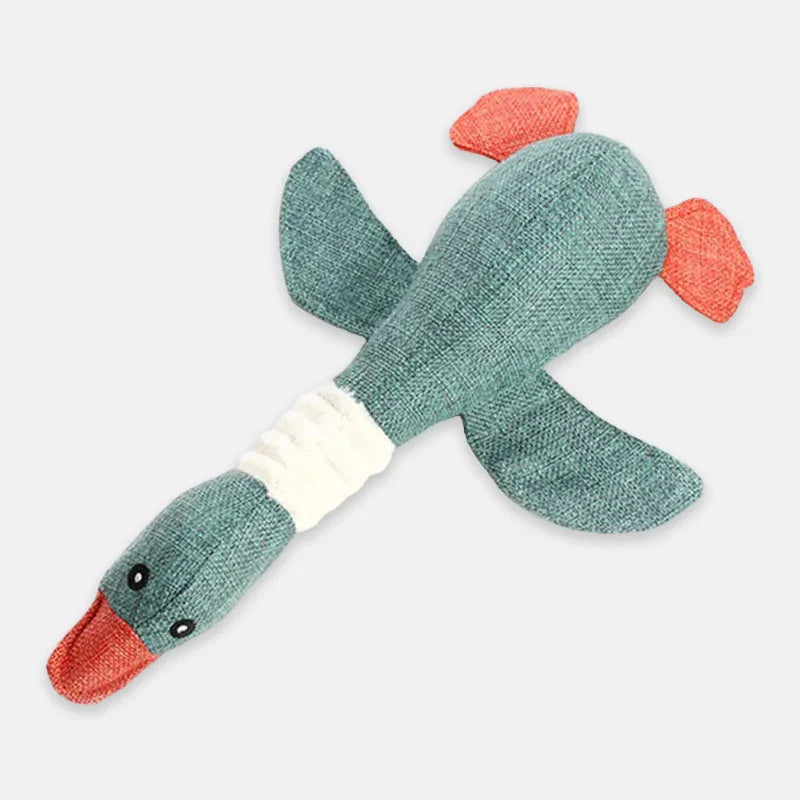Dog Chew Toy Durable Rubber Goose Dental Care Non-Toxic Puppy Teething Strong Jaw Long-Lasting | Koossa