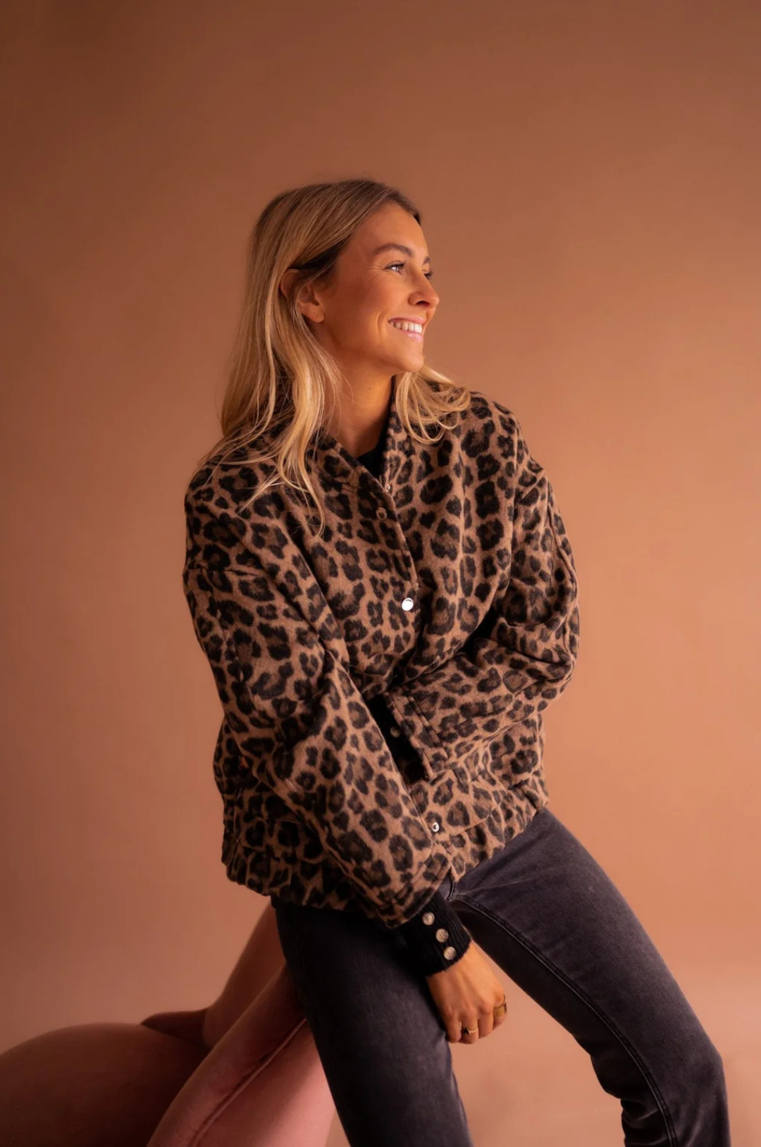 Women's Leopard Print Jacket — Timeless Animal Print Jacket for Casual & Evening Wear | Koossa