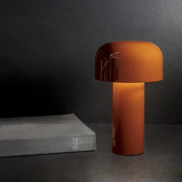 Lampe nomade LED tactile champignon rechargeable dimmable ambiance douce intérieur extérieur décoration | Koossa