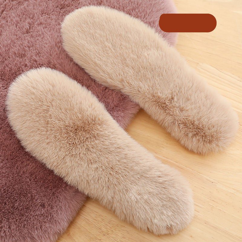 Women's Warm Sheepskin Insoles for Winter Boots — Cushioned Thermal Insoles for Cold Weather & Everyday Comfort | Koossa