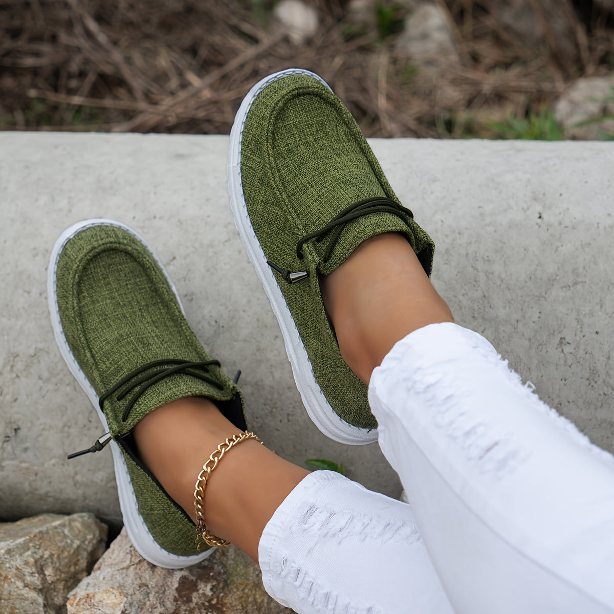 Women's Lightweight Slip-On Trainers with Breathable Mesh and Non-Slip Sole for All-Day Comfort | Koossa