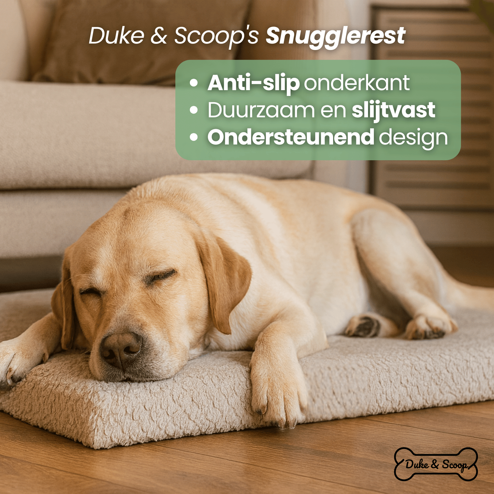 Dog Cushion Bed Orthopaedic Foam Washable Cover M L XL XXL Crate Mat Senior Dogs Joint Support Non-Slip | Koossa