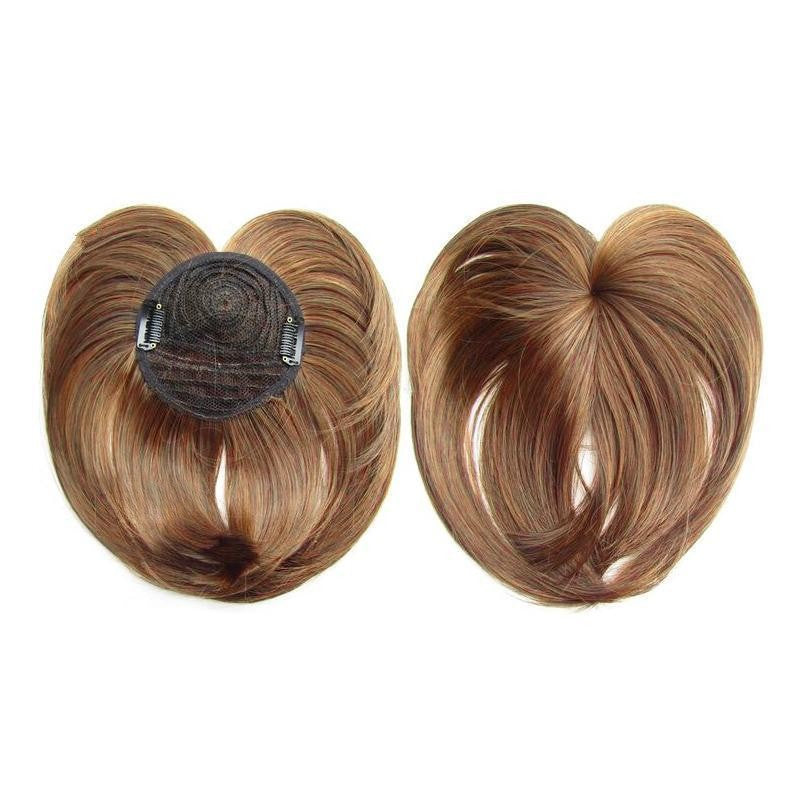 Human Hair Crown Topper Clip-In Hairpiece for Women, Thinning Crown Coverage, Natural Color Hair Toppers for Hair Loss and Volume | Lonoma