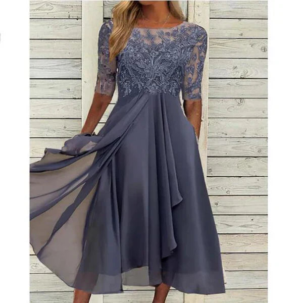 Women's Summer Dress — Relaxed Fit Midi Dress for Casual Elegance & Everyday Comfort | Koossa