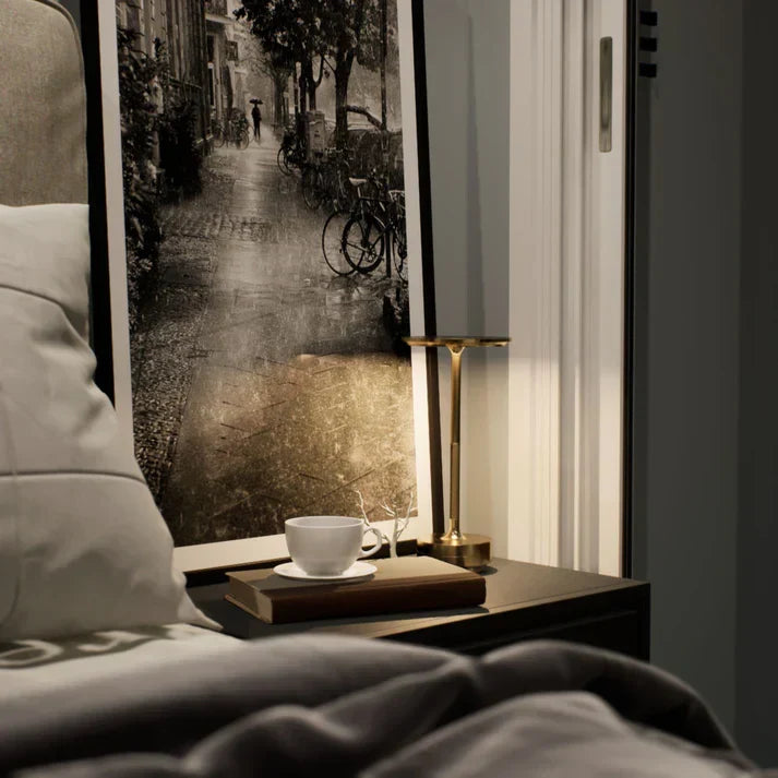 Lampe à poser sans fil LED tactile modulable trois températures de couleur ambiance intérieur extérieur | Koossa