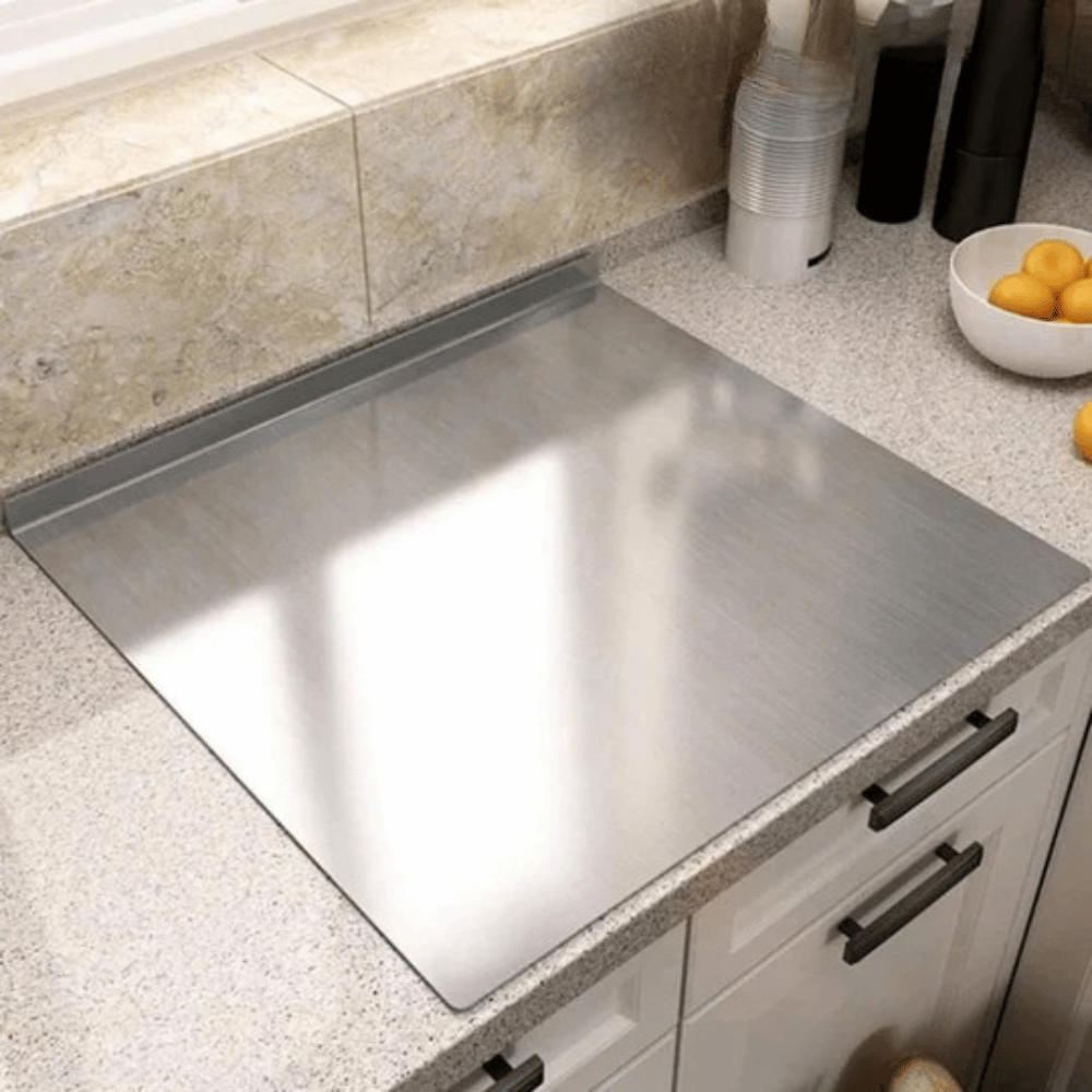 Stainless Steel Kitchen Cutting Board with Non-Slip Feet for Meat Prep Chopping Block 11.8 × 15.7 in Professional Grade Dishwasher Safe | Lonoma