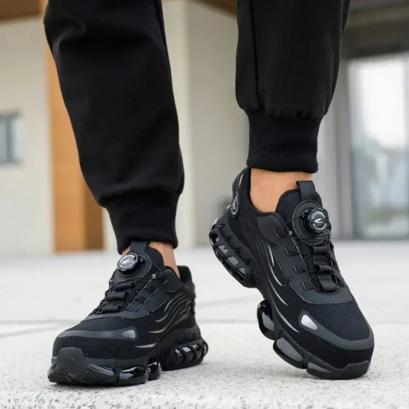 Men's Safety Trainers with Steel Toe Cap and BOA Closure System — Breathable Work Footwear for Workshops & Warehouses | Koossa