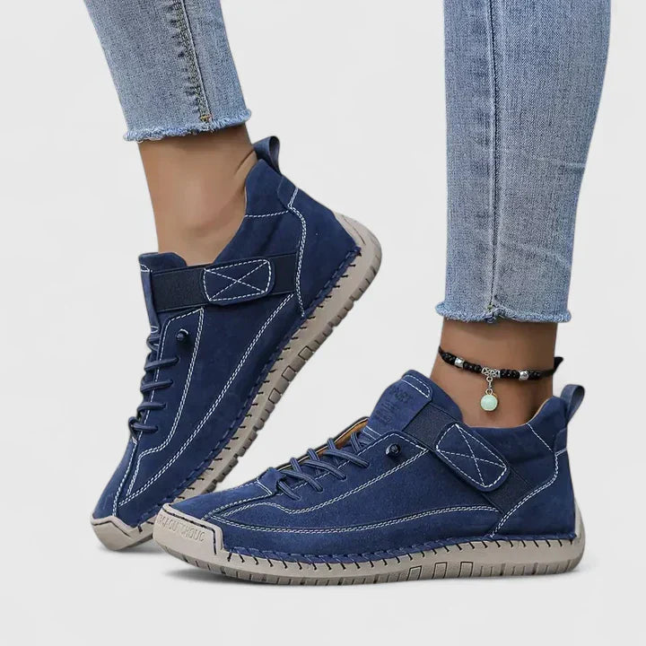 Women's Supportive Strap Trainers with Cushioned Sole in Multiple Colours for All-Day Comfort and Gentle Posture Alignment | Koossa