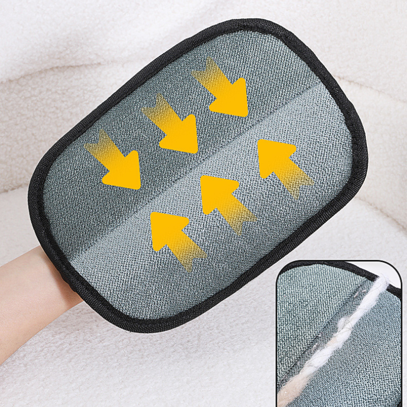 Pet Hair Remover Glove Wearable Lint Brush Cat Dog Fur Clothes Sofa Carpet No Battery Reusable Hair Removal Mitt | Koossa