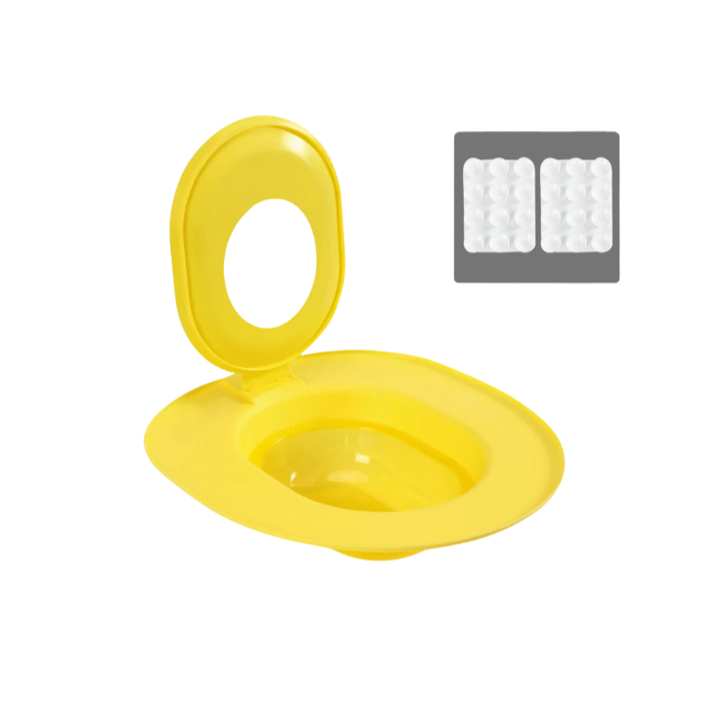 Cat Toilet Training Seat 39x36.5cm Suction Cup Removable Tray Litter Free Standard Toilet Fit Reusable Trainer | Koossa