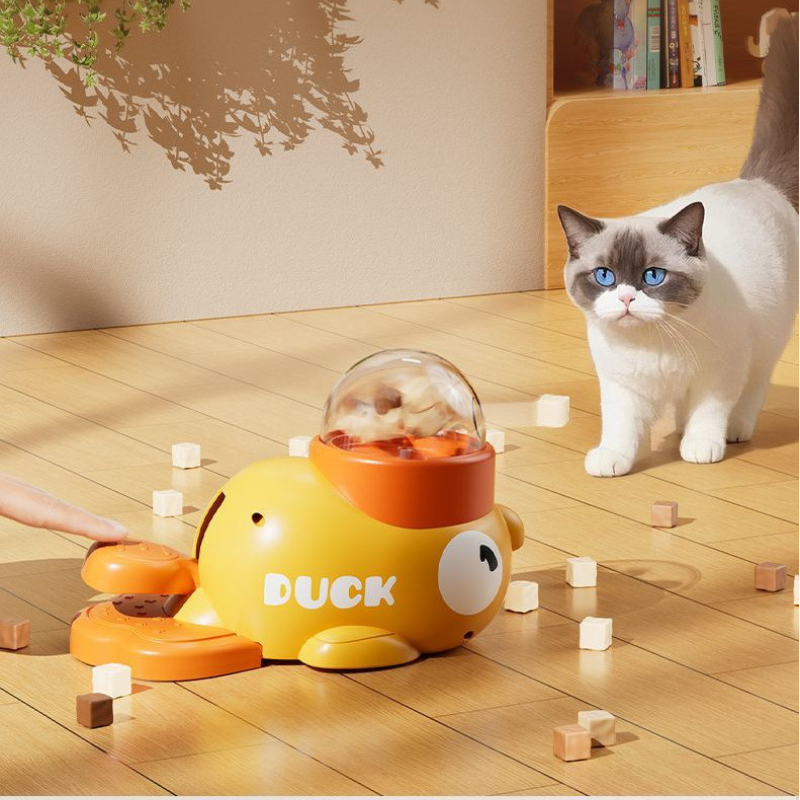 Dog Cat Treat Puzzle Toy Duck 22x14cm Slow Feeder Interactive Dispenser Mental Stimulation Kibble Toy Indoor | Koossa